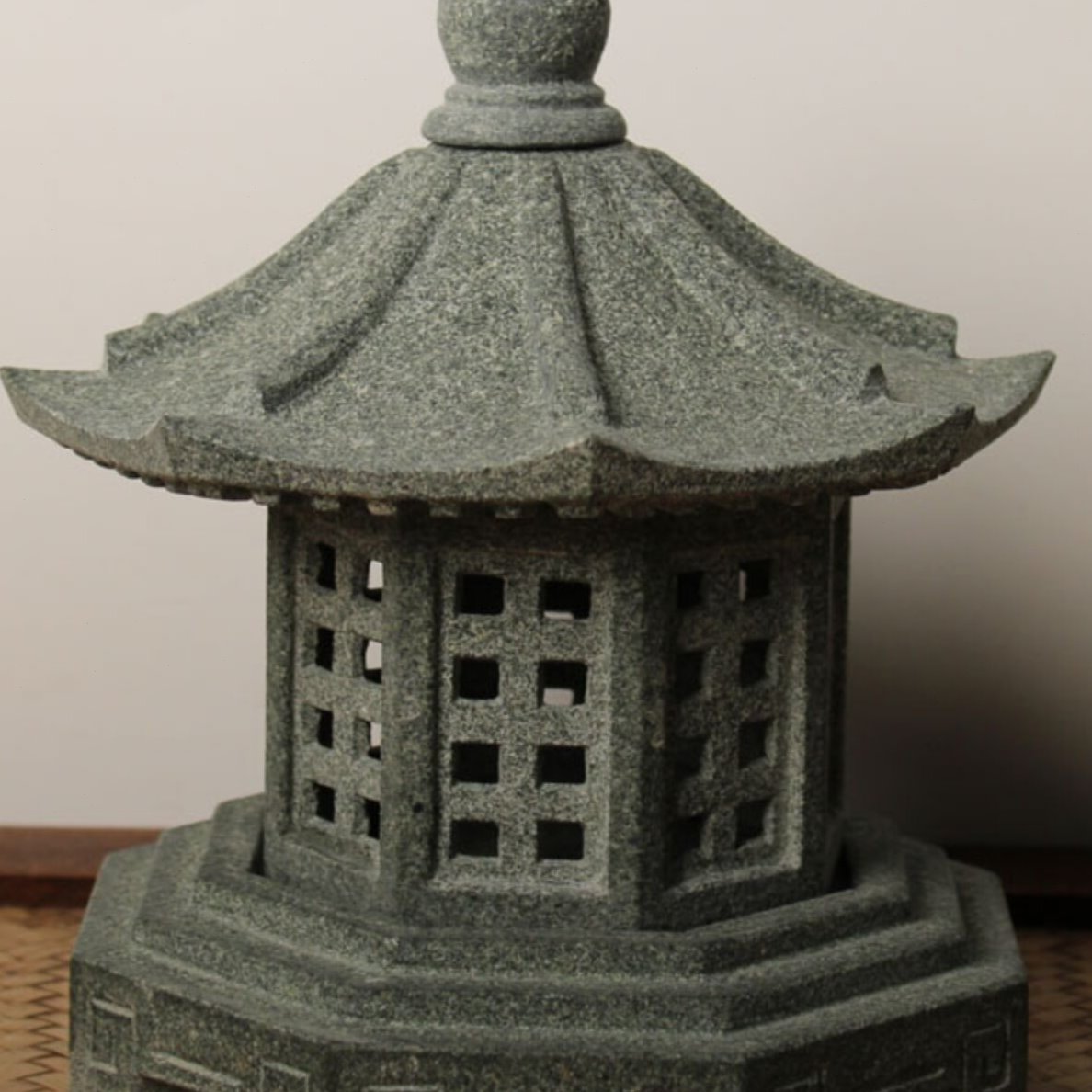 青石灯笼手工精品石雕石灯中式居家装饰摆件禅意空间软装桌面摆件