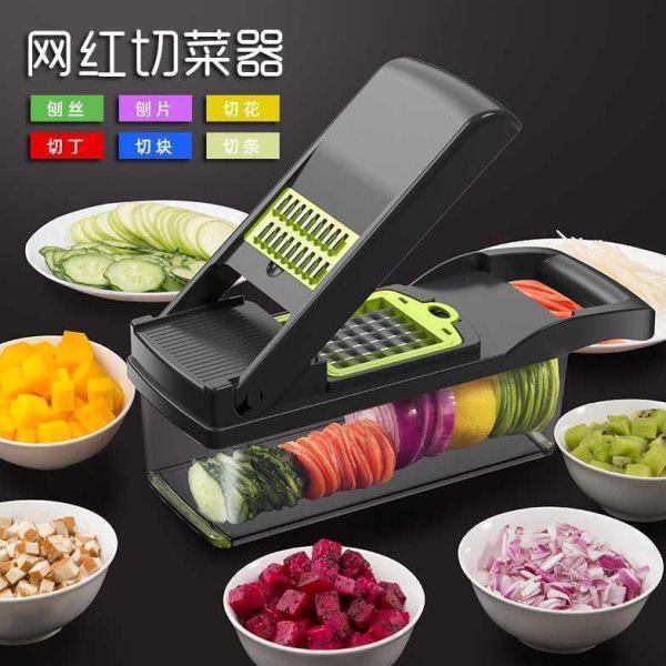 切菜切丁神器土豆器多功能丝家用厨房刨擦切片机萝卜削用品商用粒