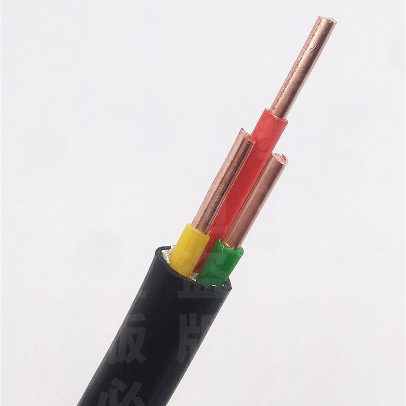 国标纯铜芯护套线Vj2 3 4 5芯 1.5平方 2.5 4 6平方三相四线电线