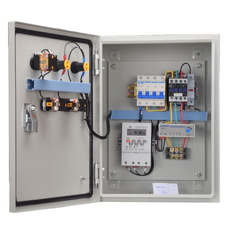 时控开关控制箱220V路灯定时开关箱G水泵电机风机三相定时器配电