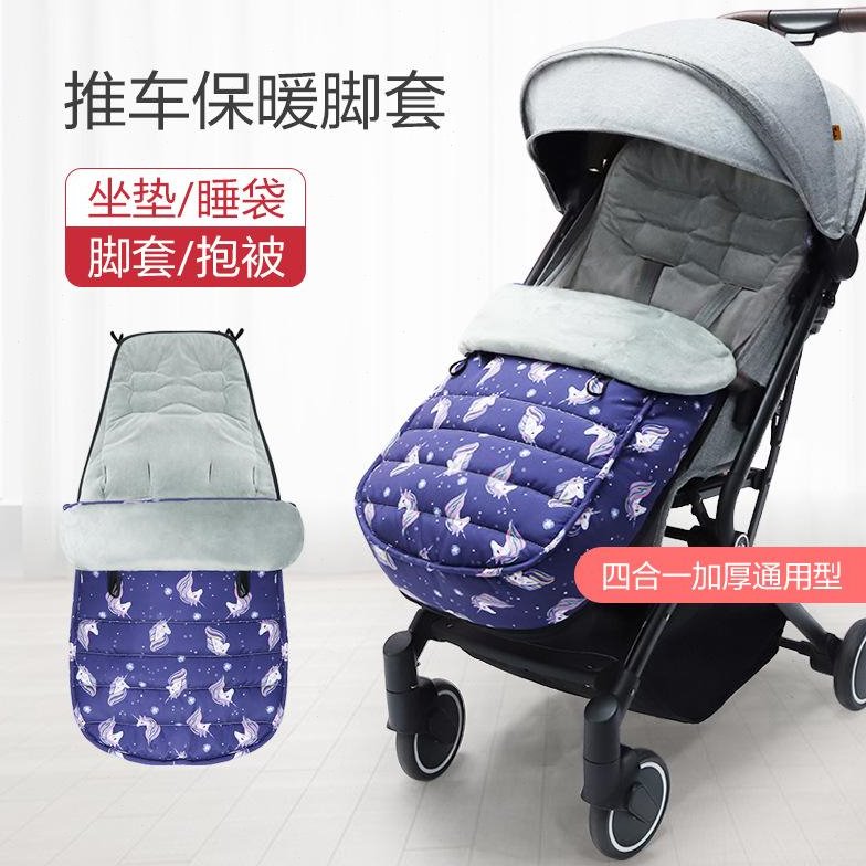 婴儿推车睡袋脚套加厚罩防风冬季外出bugaboo步bee3/5配件扶手
