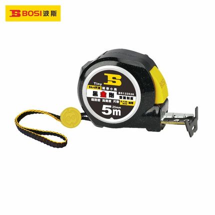 波斯黑金刚耐磨双面刻度公制钢卷尺3米-7.5米BS121326 BS121526