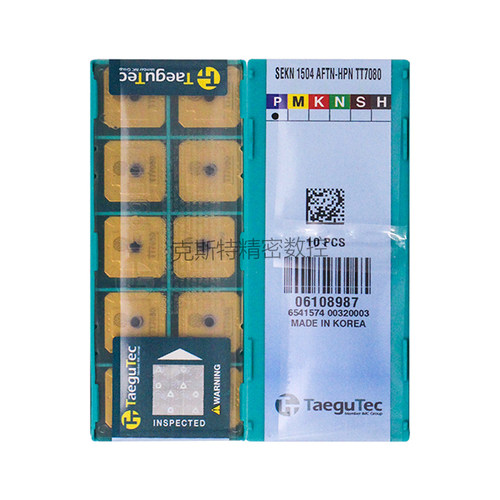 韩国特固克 Taegutec数控刀片 SEKN1504AFTN-HPN TT7080 加工钢件