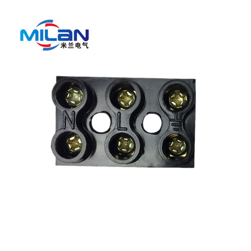 JX5-1003接线排端子全铜10A大电流3P固定基座X5阻燃接线柱连接器