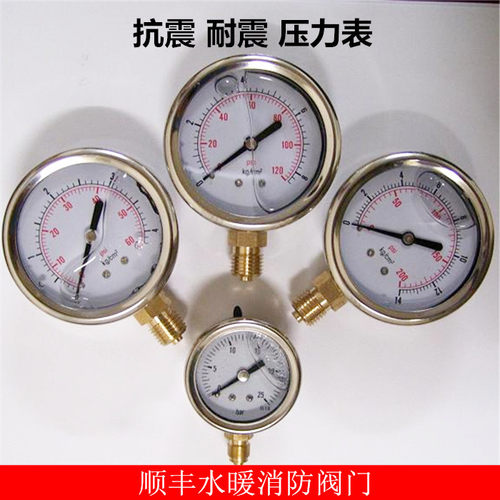 抗震耐震防震充油压力表 液压表600 YN-150