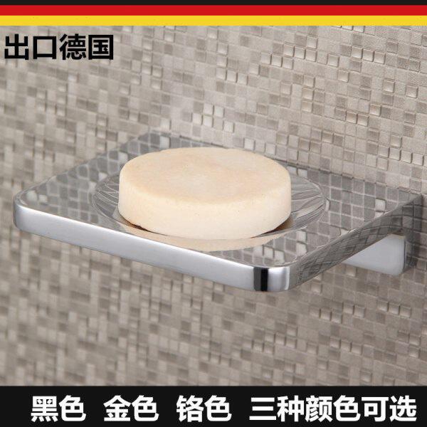 出口德国黑色肥皂碟浴室卫生间金色香皂碟盒架沥水肥皂碟肥皂篮