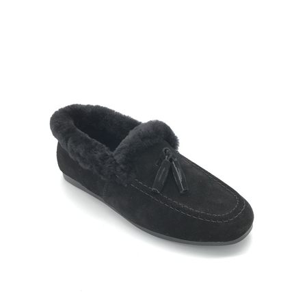 断码处理真皮女鞋2020冬款韩版保暖羊毛口毛毛鞋外穿磨砂皮豆豆鞋