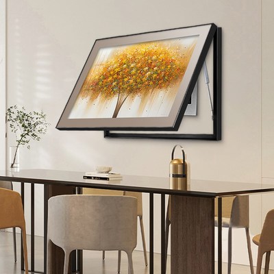 发财树电表箱装饰画轻奢高级感遮挡配电箱电闸盒挂画新款餐厅壁画