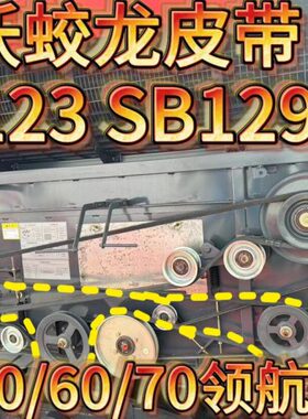 雷沃RG50/60/70/80收割机配件原装大功率SB123 SB129搅龙皮带金刚