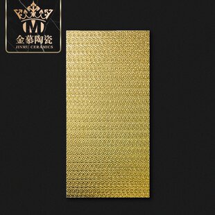 奢华豪宅镀金颗粒感背景墙瓷砖肌理图案酒店别墅墙面砖哑光30X60