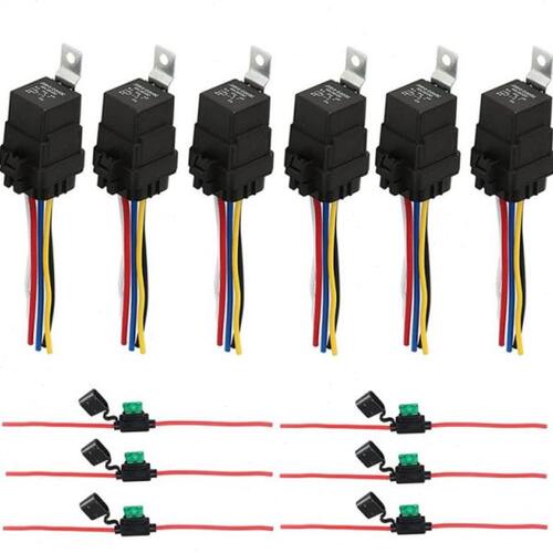 Relay 12V DC 5-PIN Waterproof with Harness 40/30 AMP & I