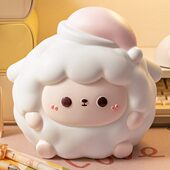 创意小羊存钱罐可爱卡通储钱罐儿童防摔搪胶咩咩羊储蓄罐生日礼物