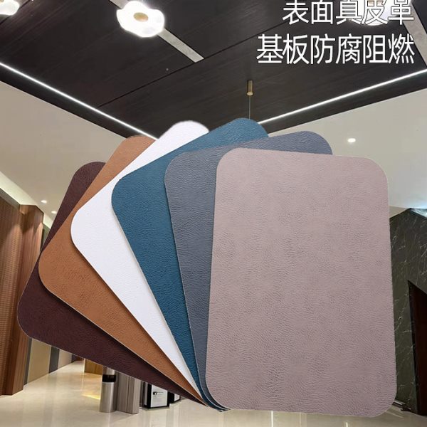 皮革实心竹木纤维集碳晶竹炭墙板材沙发客厅卧室背景墙防水护墙板