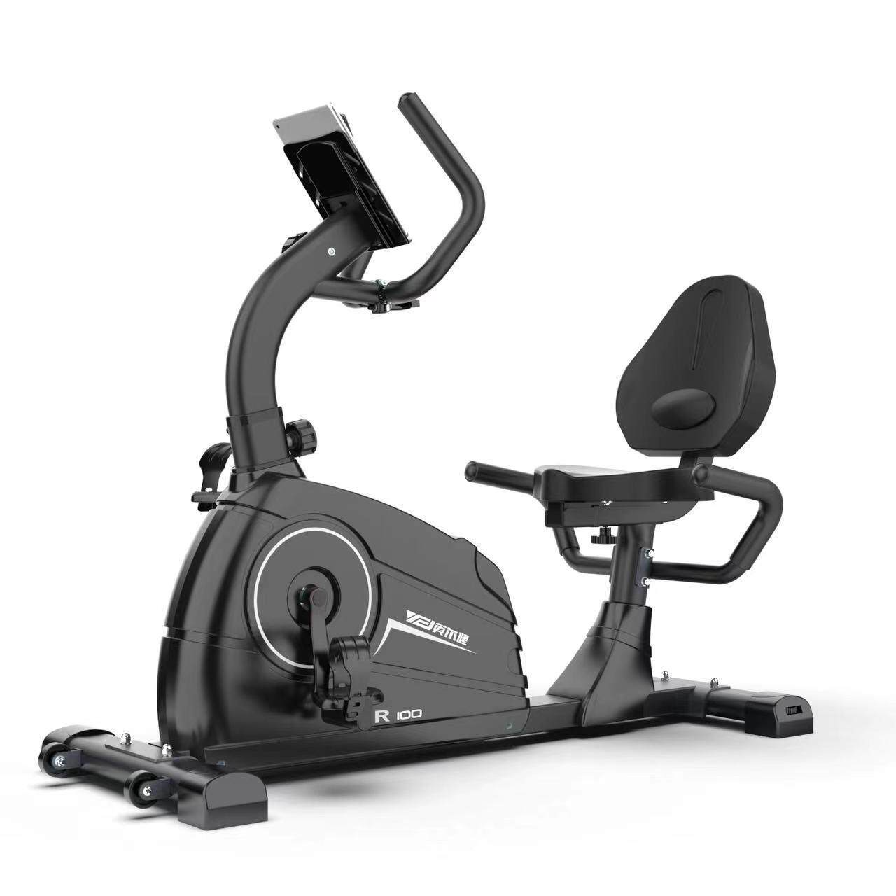 厂家直销懒人健身车家用磁控健身车卧式懒人自行车动感单车健身器