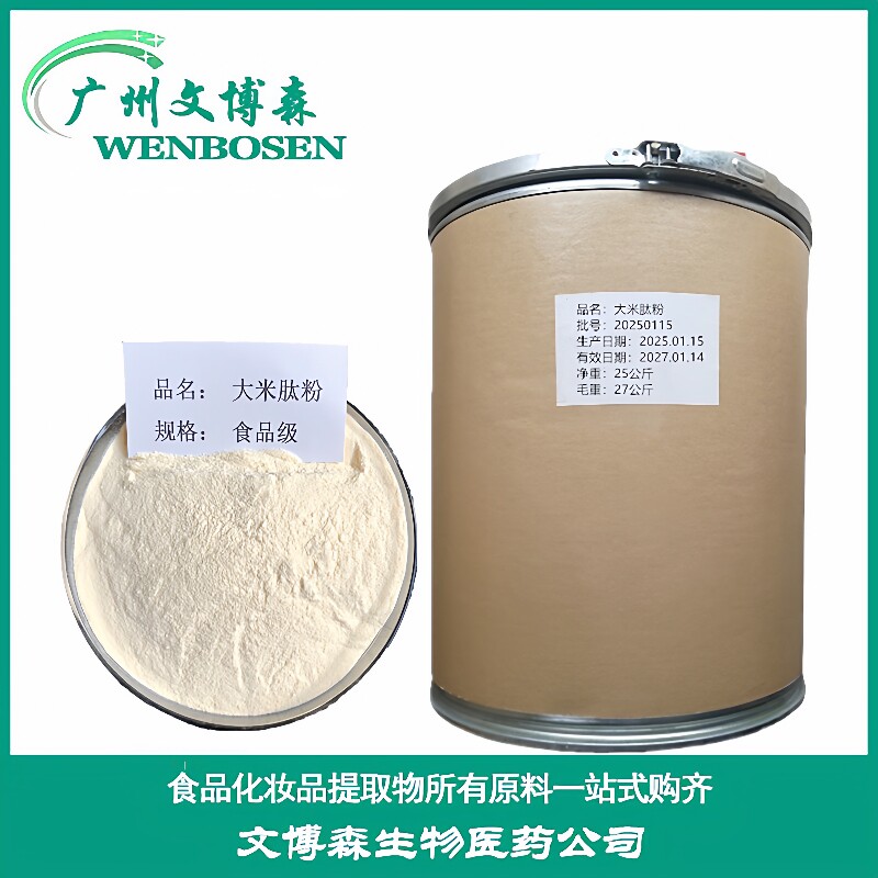 大米肽98%现货供应500道尔顿水溶小分子活性肽大米低聚肽