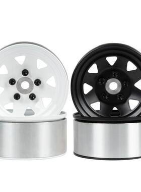 RC模型车1.9寸金属轮毂仿真攀爬车经典五幅合金轮毂TRX-4SCX10