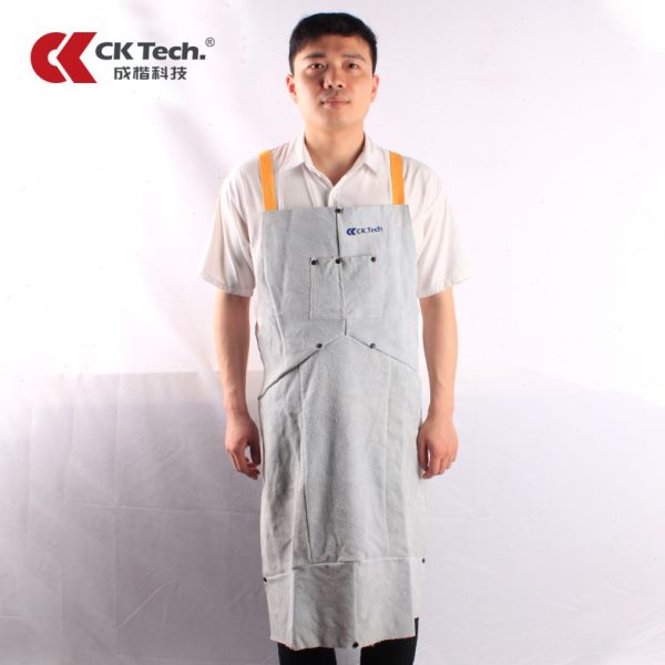 成楷科技牛皮降温隔热围裙防静电工作服防化服电焊焊工防烫防护服
