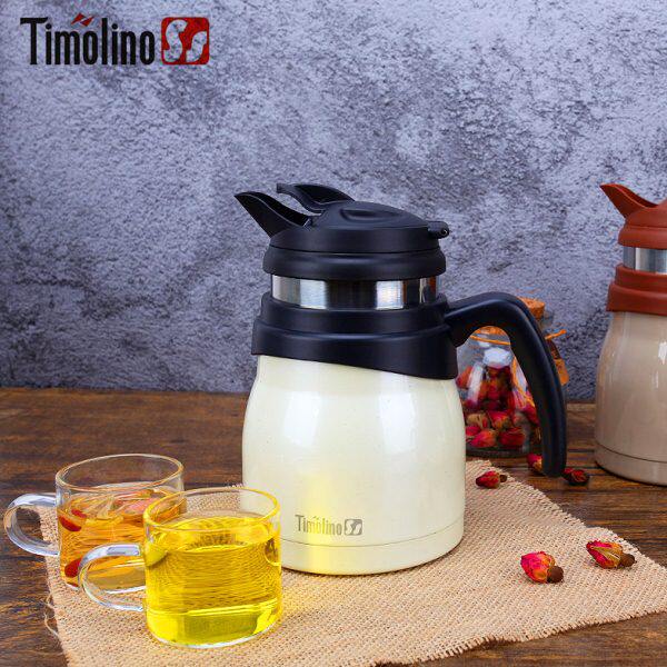 美国Timolino帝诺保温茶壶家用保温泡茶壶带过滤不锈钢保温壶茶壶