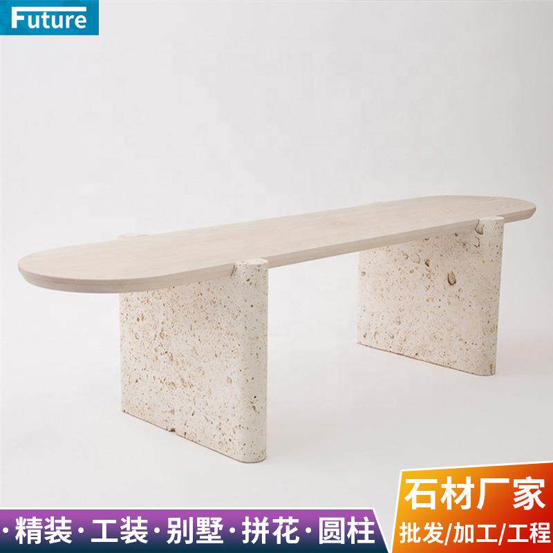 天然大理石台面餐桌和装饰异形台面餐桌茶几面吧台面鞋柜安全石材