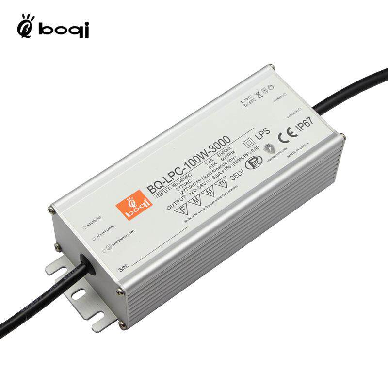 BOQI100WLED防水电源恒流驱动路灯投光灯20-36V3000mAPFCCE