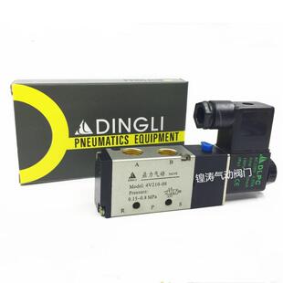 4V210-08鼎力气动两位五通220VDINGLIDI4V310-10/24V4V310-15