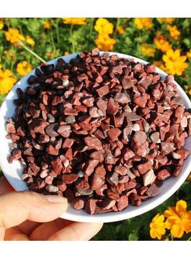 浅灰色灰色景观专用红色鹅卵石-圆滑小石子-红沙造景装饰材料