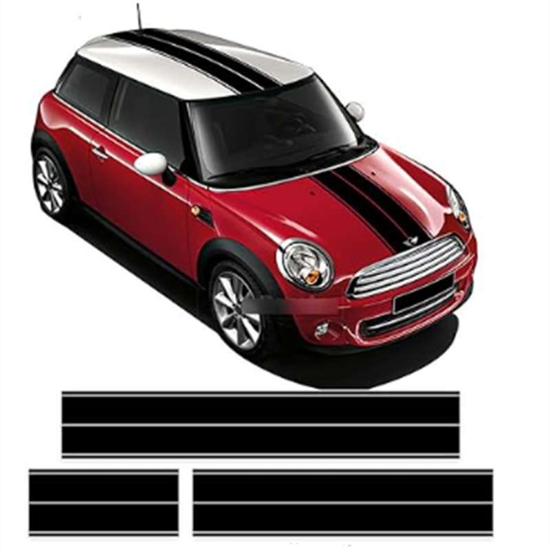 适用于宝马Mini R59 R58 r56 r60 f56车头车顶车尾套装车贴a1279