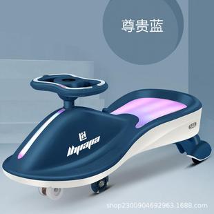 儿童扭扭车万向轮宝宝溜溜车1 6岁滑步摇摆车灯光音乐滑行童车