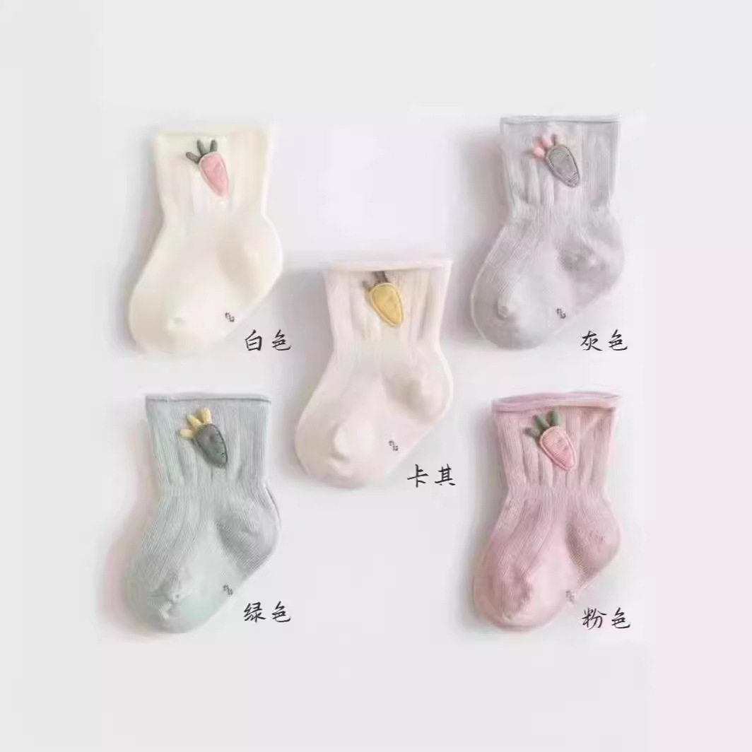 婴儿袜子婴幼儿0-3新生儿袜子春秋初生儿童袜宝宝袜子a类松口防掉