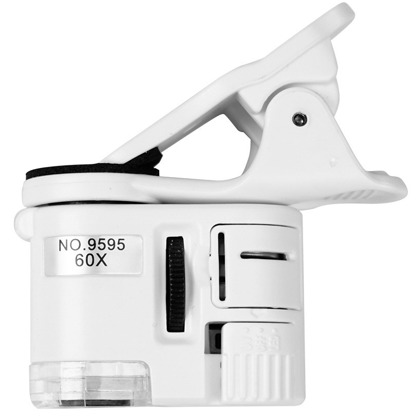 紫砂壶鉴定专用放大镜100倍看泥料手持式高清银元烟酒手机带led灯