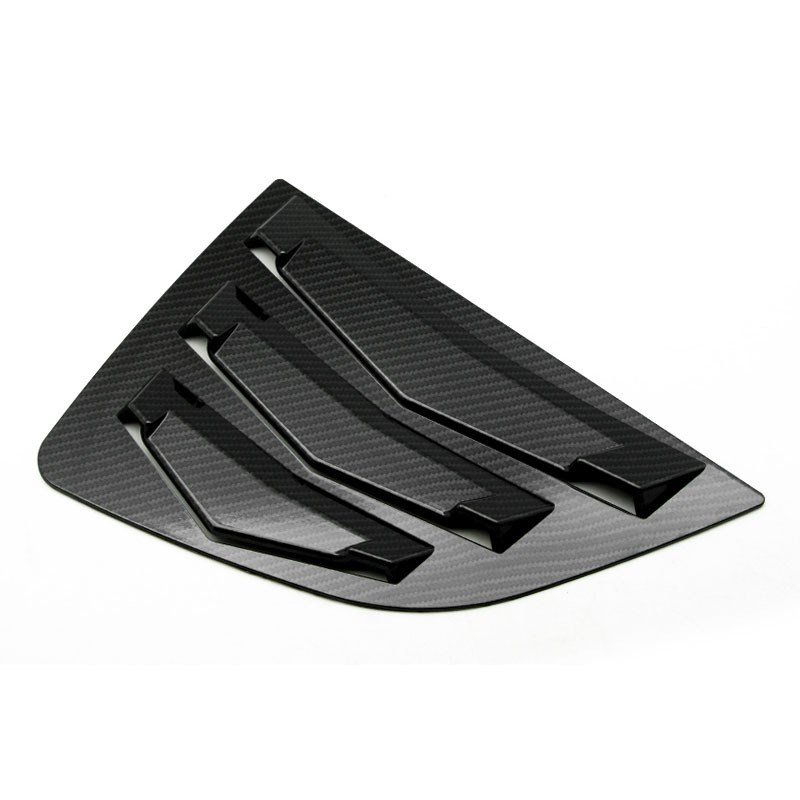 14-18款新飞度后侧百叶窗GK5改装车窗玻璃装饰框碳纤维贴片扰流板