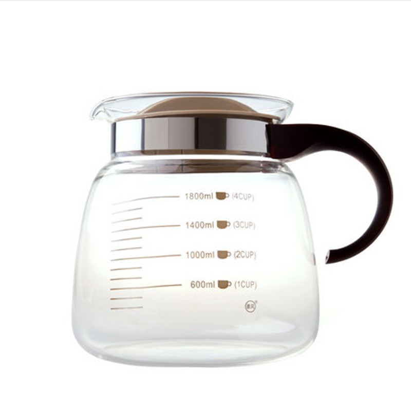 雅风玻璃茶壶直火 加厚大容量耐高温凉水壶泡茶煮咖啡 明火烧水壶