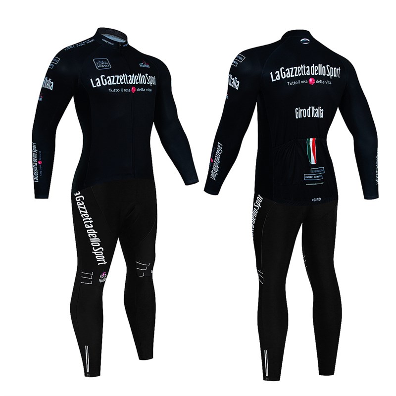 环意骑行服男长袖上衣红色骑行套装公路车自行车高弹女骑行裤春秋