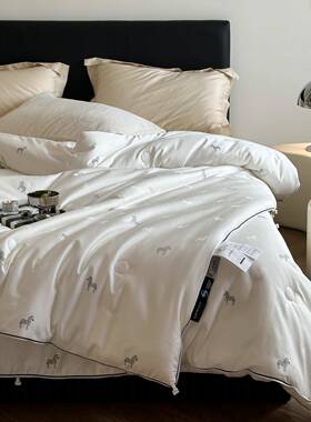 MESER&瑞士山宁泰/抗菌防霉功能被双A类全棉子母被春秋被保暖冬被