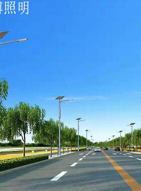 太阳能路灯特色回纹民族风农村农村照明工程光伏LED路灯厂家