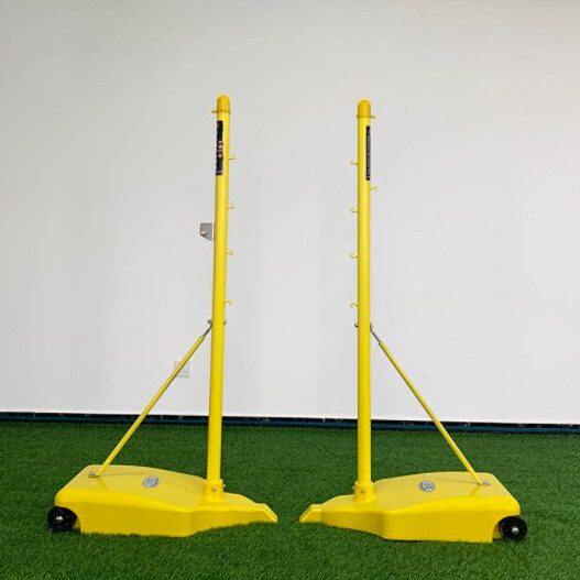 新型ABS羽毛球柱网架 水泥底座网架标准型 移动羽毛球柱球架