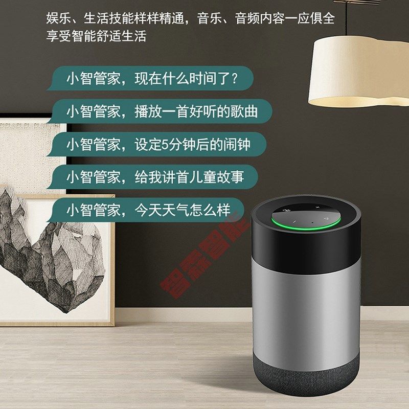 涂鸦智能音箱SS195升级款小智管家音响AI语音红外万能遥控器家