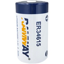 睿奕ER34615锂电池3.6V适用智能水表燃气表流量计物联网替LS33600