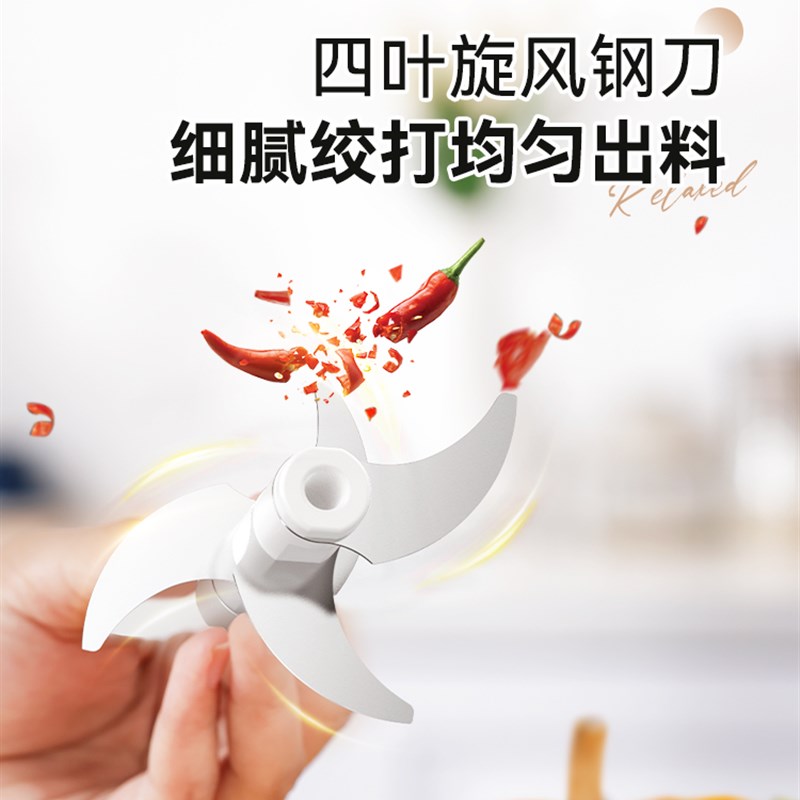 荣事达蒜泥神器电动家用小型打蒜器搅蒜器多功能料理机蒜末粉碎器