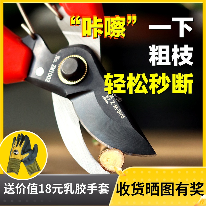 家用花卉盆栽多肉植物修枝剪树枝果树细枝修剪园艺剪枝大剪刀花剪