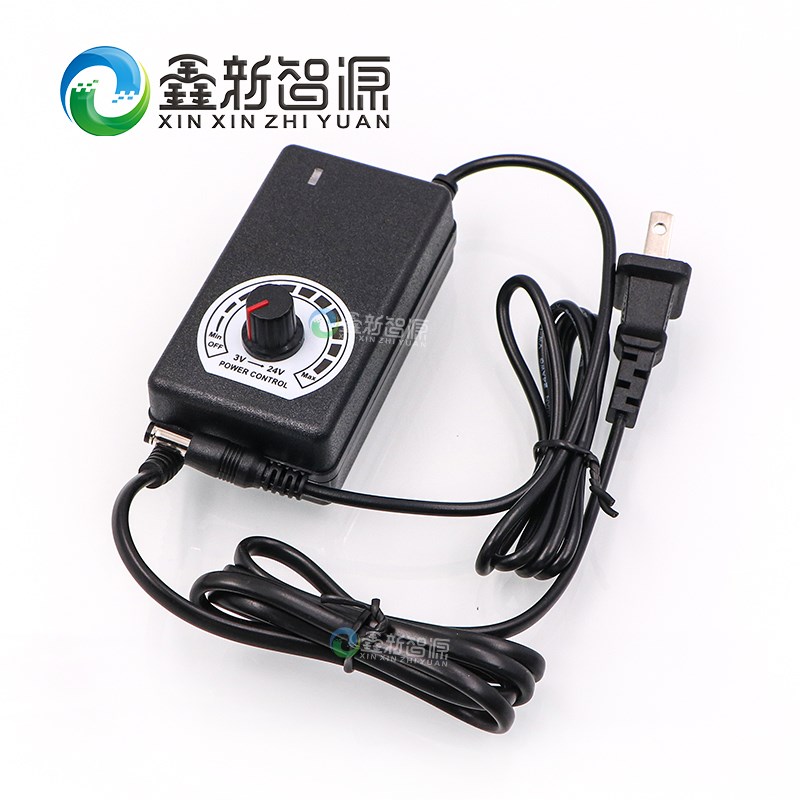 3V-24V 1A可调压电源 墨泵马达风扇调速开关 喷绘机电源适配器