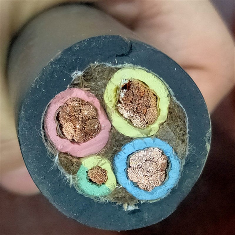 yc橡套电缆防水电线3芯4芯5*10/16/25/35/50+1三相四线3加2电缆线
