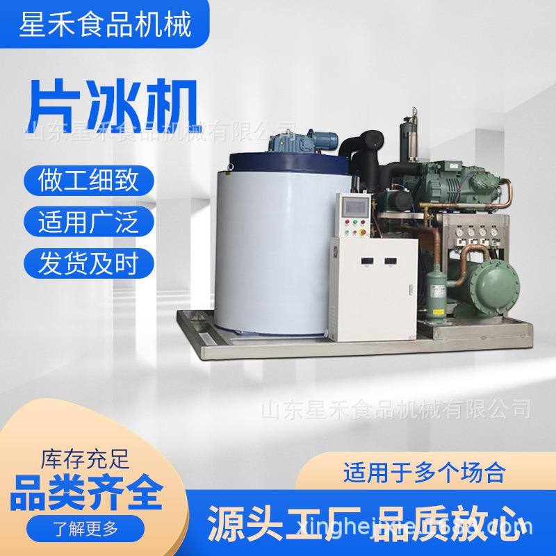 工厂直销酒店超市商用片冰机海鲜水产肉类商超冷藏用片冰制造机