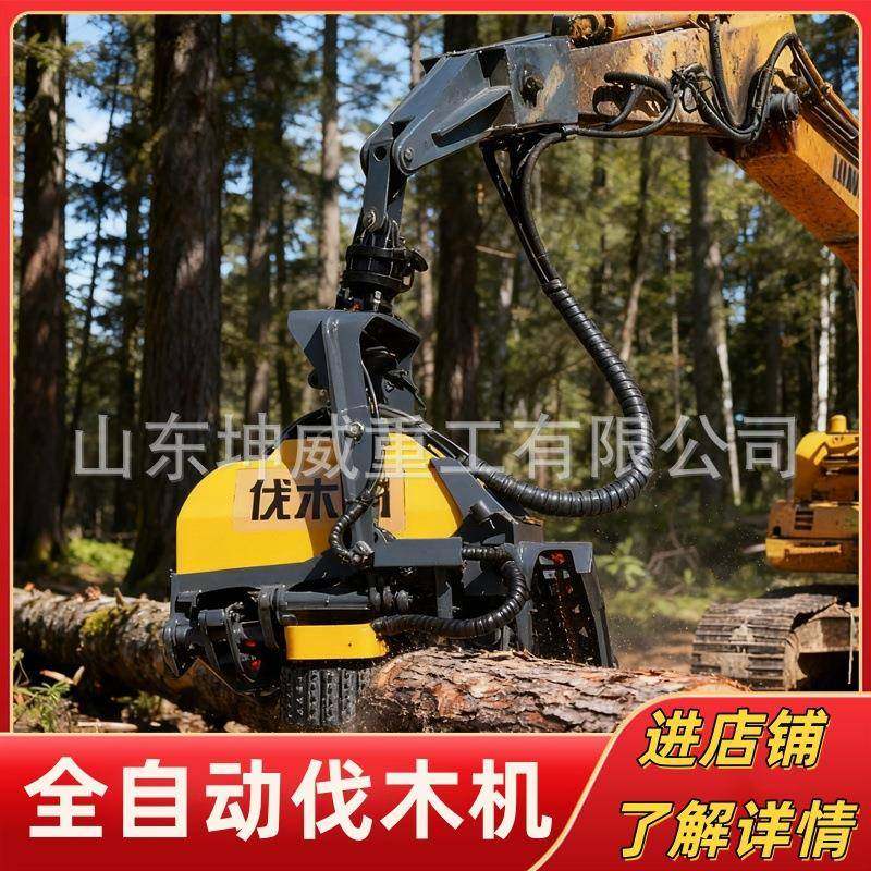 全自动伐木机抓伐一体挖机液压伐木锯多功能60度旋转自动锯树机,搬运/仓储/物流设备,其他起重搬运设备,淘宝优惠券,粉丝福利购,淘宝优惠卷
