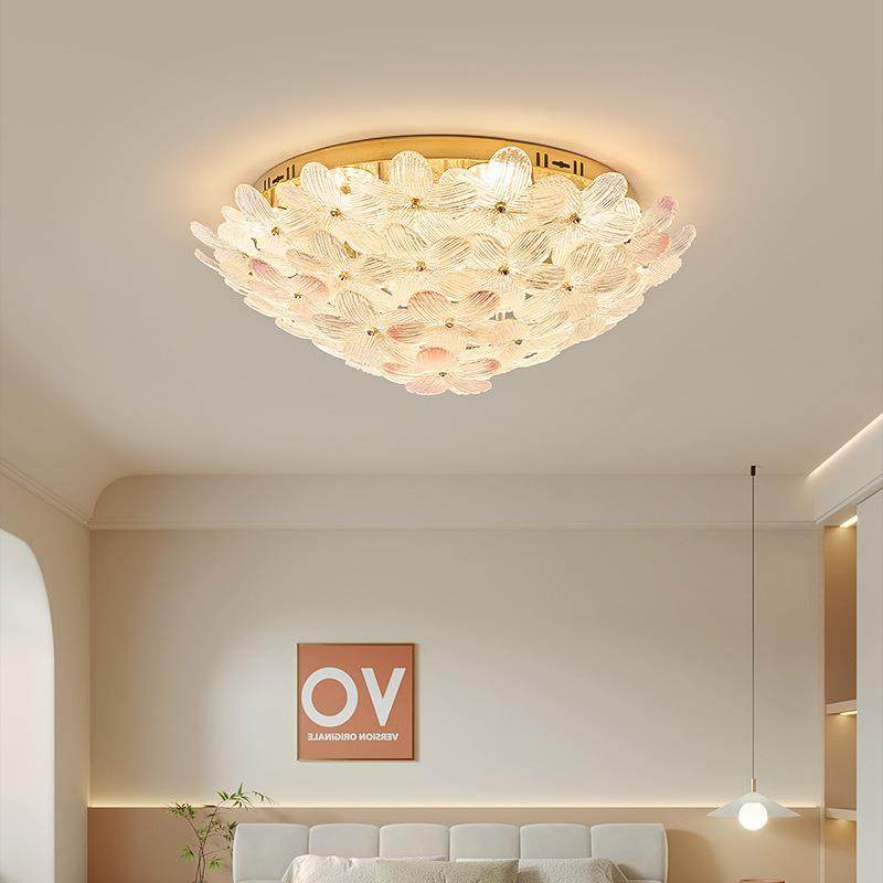 法式卧室灯2024年新款轻奢护眼主卧室房间花瓣复古奶油风吸顶灯具,鲜花速递/花卉仿真/绿植园艺,割草机/草坪机,淘宝优惠券,粉丝福利购,淘宝优惠卷