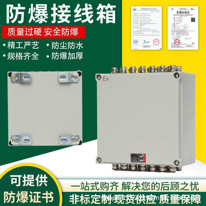 防爆接线箱照明动力开关控制箱仪表电控柜按钮配电检修防爆箱出口