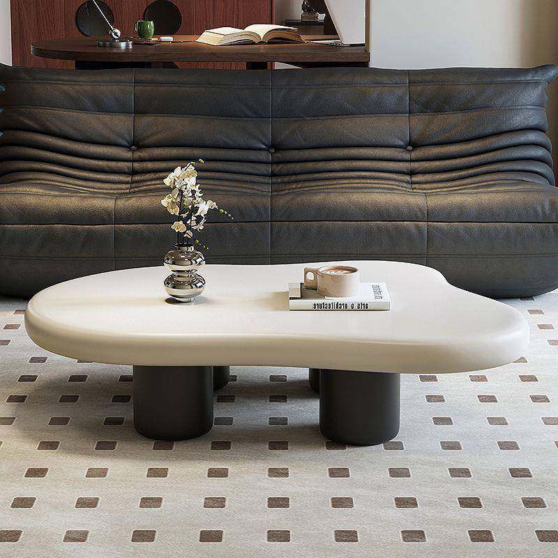 新款奶油风云朵茶几北欧家用客厅简约现代小户型不规则形简约茶桌