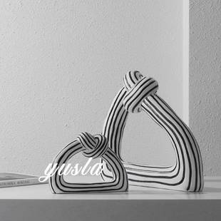 奶油风工艺摆件样板间客厅电视柜玄关柜儿童房艺术餐边柜软装饰品