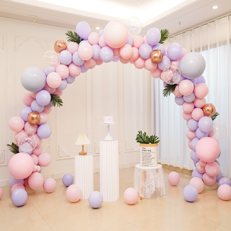 气球拱门支架子店铺开业结t婚生日商场活动场景氛围感布置装饰立