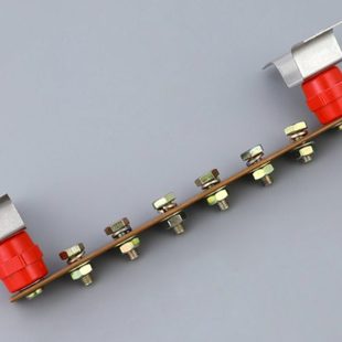 T2紫铜排镀锡铜排打孔铜排成型铜排定制加工折弯打孔成型接地铜排